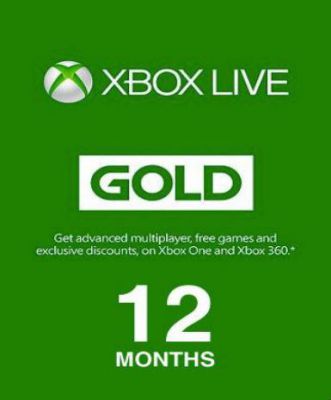 Xbox Live Gold 12 month EU